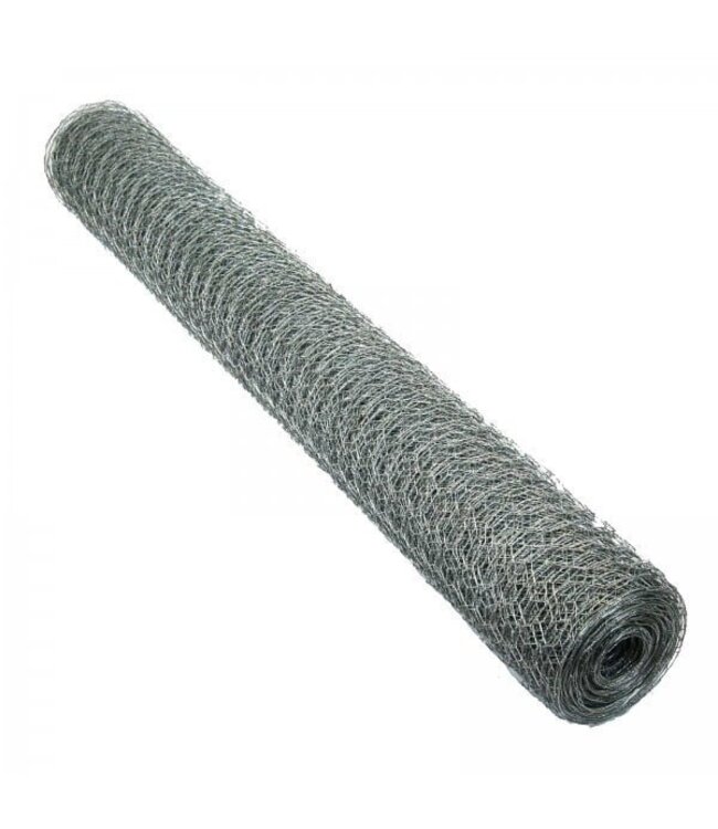 Garmix Kippengaas 25mm 0,80mm 75cm x 10m Verzinkt