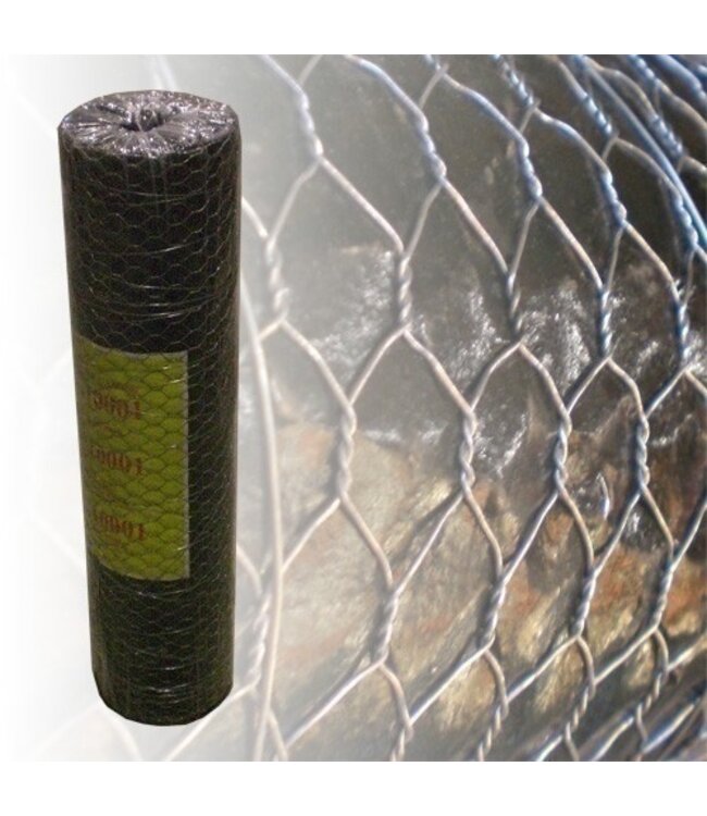 Garmix Kippengaas 25x25mm 0,8mm 100cm 10m Verzinkt