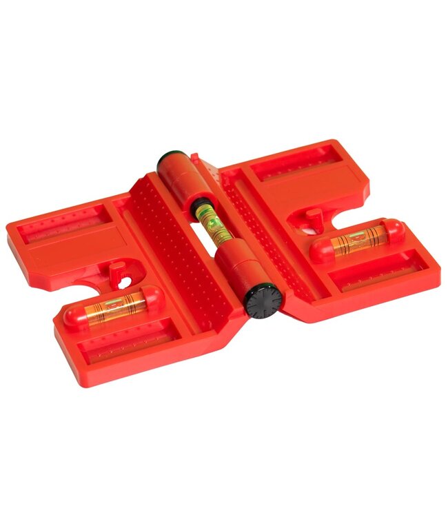 Garmix Waterpas voor palen met elastiek en magneten