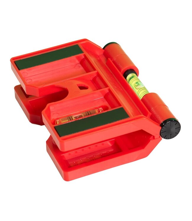 Garmix Waterpas voor palen met elastiek en magneten