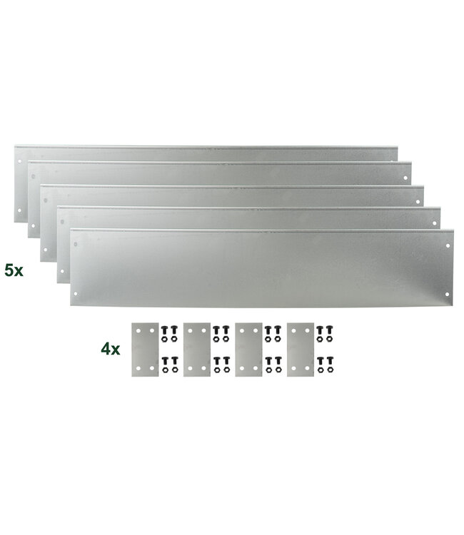 Garmix Cortenstaal borderrand 19cm 5 meter, 0,6mm