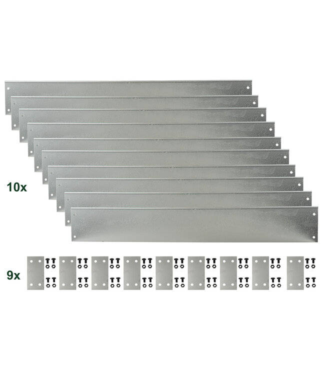 Garmix Cortenstaal borderrand 14cm 10 meter, 1mm