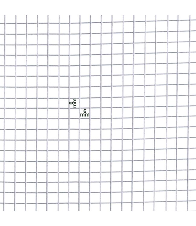 Kence Muizengaas 6 x 6mm 0.70mm 100cm x 1m RVS