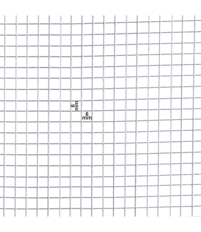 Kence Muizengaas 6 x 6mm 1,00mm 100cm x 25m RVS