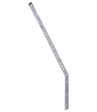 Garmix Prikkeldraadhouder schuin 5mm 30mm 570mm 280mm Verzinkt