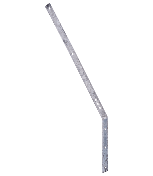 Garmix Prikkeldraadhouder schuin 5mm 30mm 570mm 280mm Verzinkt