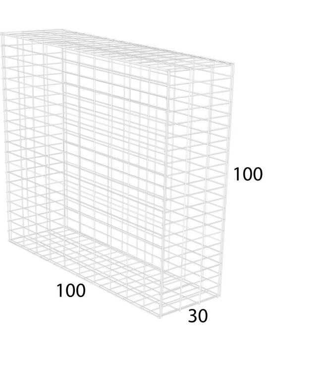 Garmix Schanskorf 100x100x30cm