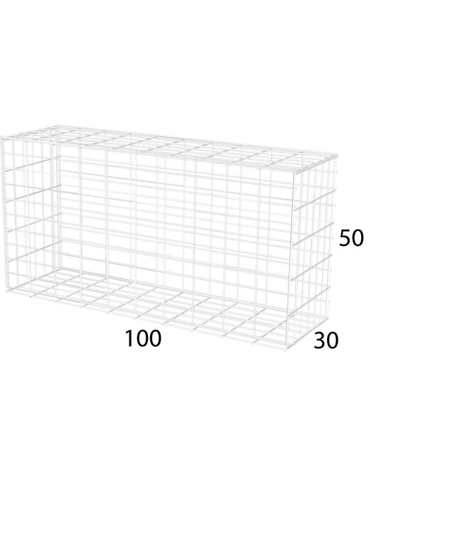 Garmix Schanskorf 100x50x30cm, compleet met spiralen + afstandshoud