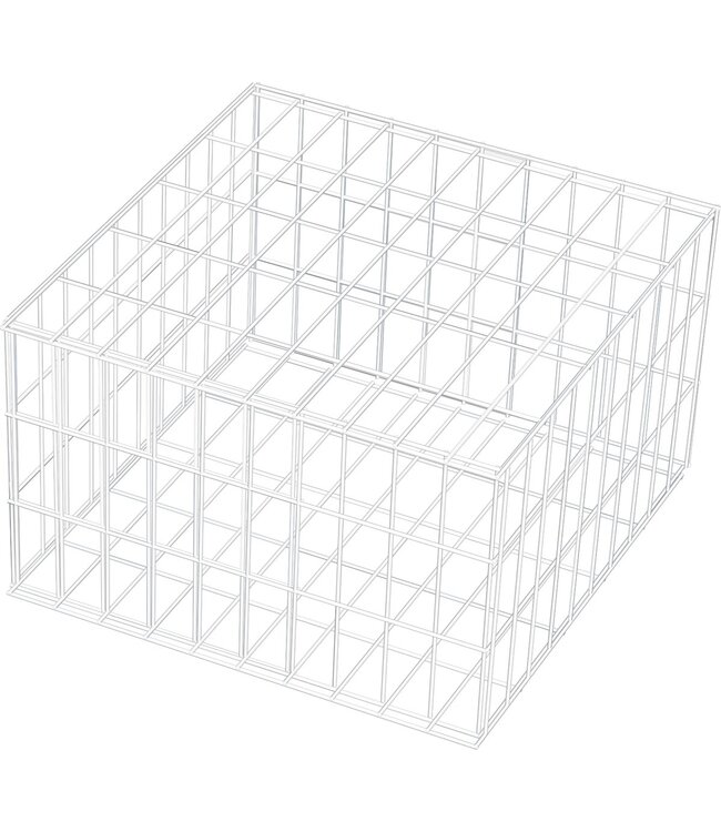 Garmix Schanskorf 50x50x30cm, compleet met spiralen + afstandhouder