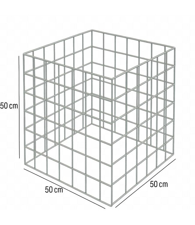 Garmix bladkorf 50x50x50 cm incl tang en ringen