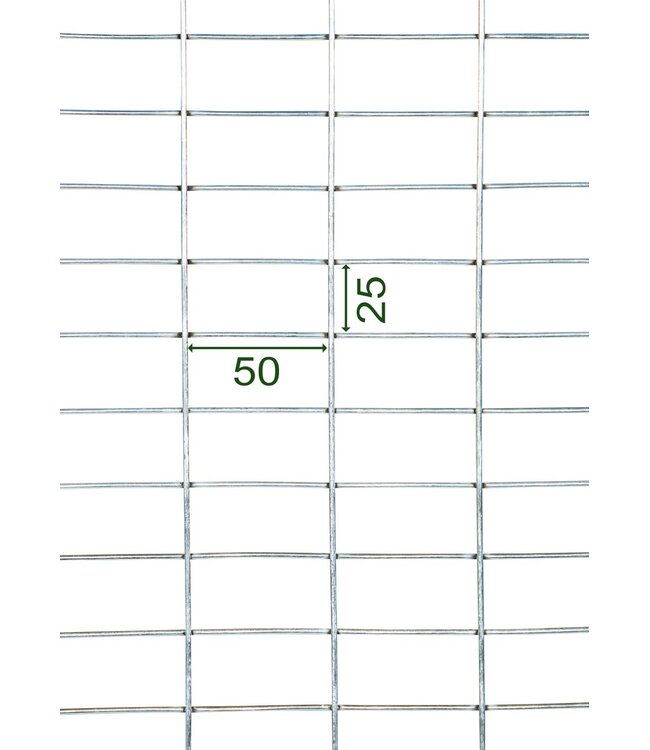 Garmix Dassengaas Nertsengaas 25 x 50mm 2.1mm 50cm x 25m gegalvaniseerd