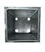 Garmix Paalhouder met plaat verzinkt 91x91mm
