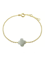 By 164 Bracelet Trèfle Nacre