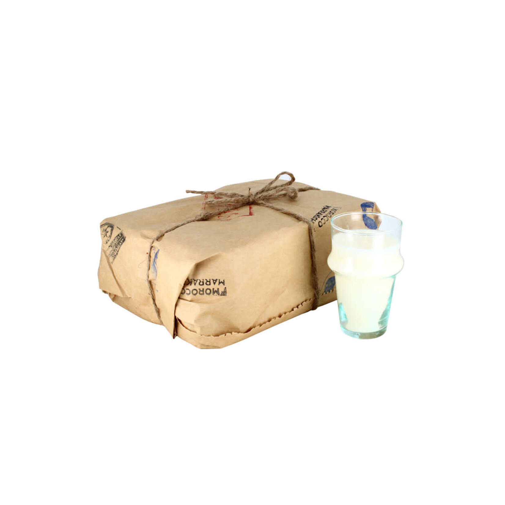 Côté Bougie Pack de 6 Verres Beldi + Bougies