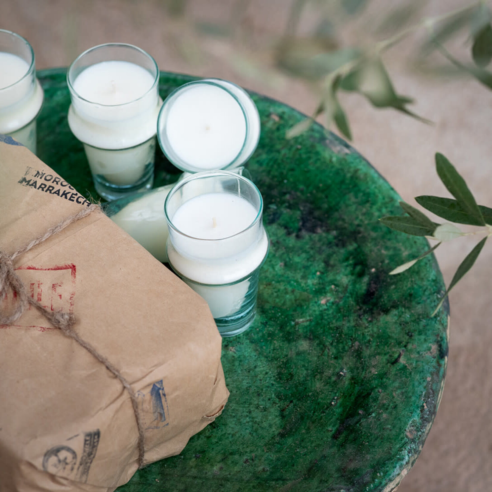 Côté Bougie Pack de 6 Verres Beldi + Bougies