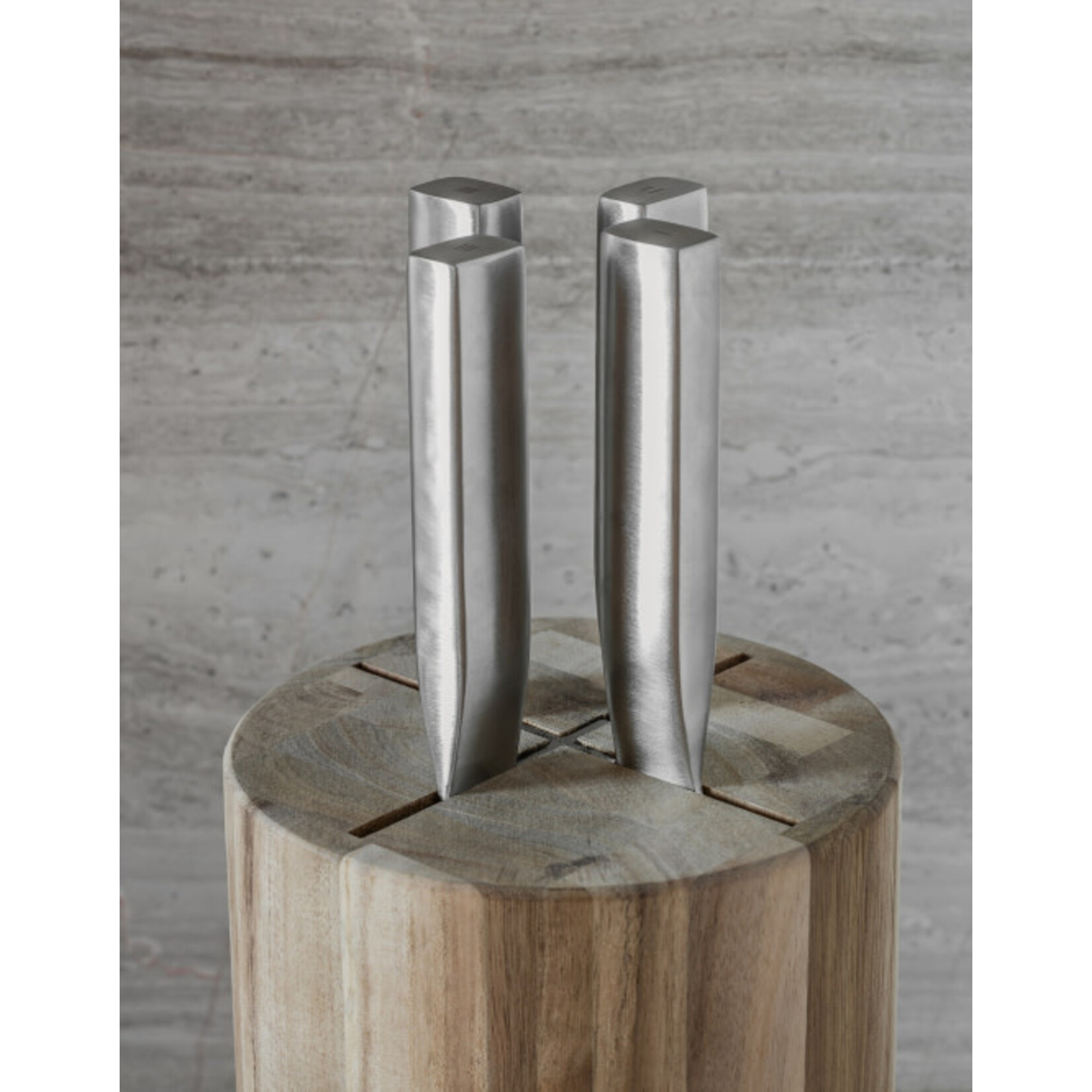 Serax Serax Set de Couteaux de Base + Bloc Bois Piet Boon