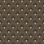 Serviettes en Papier Art Déco Black