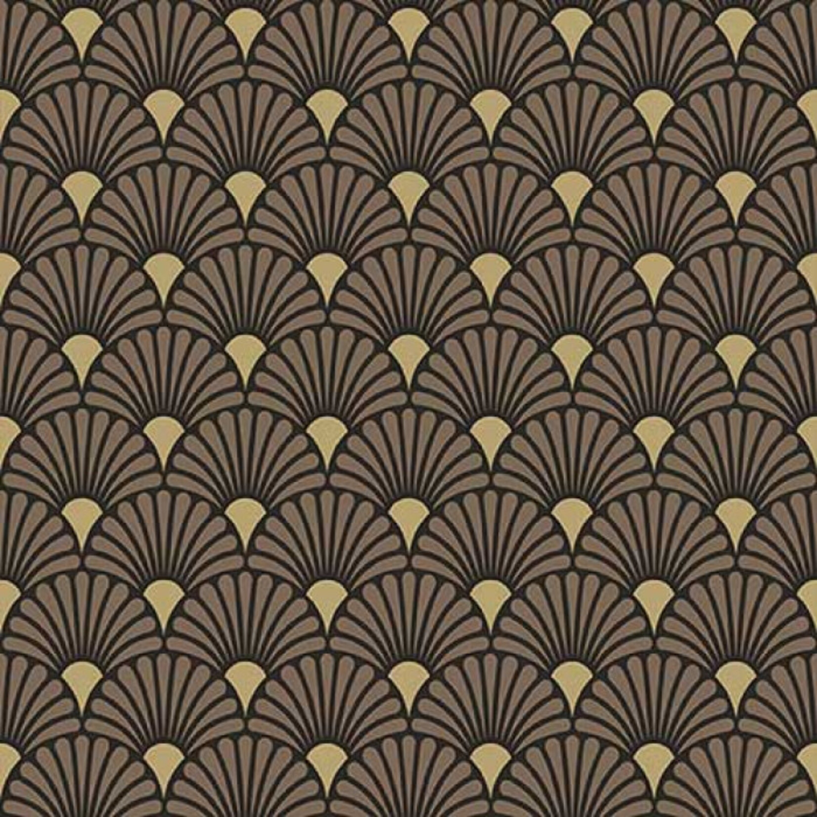 Serviettes en Papier Art Déco Black