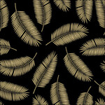 Serviettes en Papier Palm Leaves Black