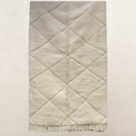 Bivouac Tapis M’Rirt Crème Losanges en Relief 165*265 cm