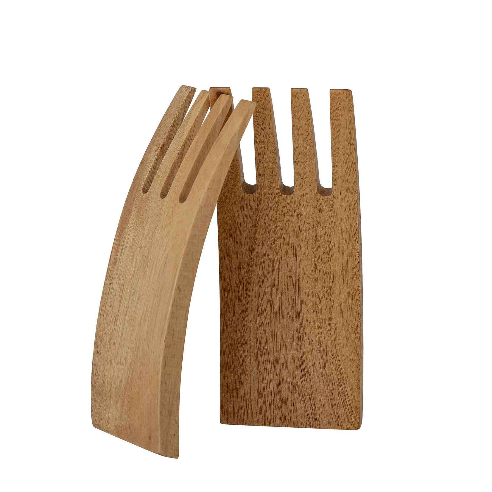 Bloomingville Zaza Couverts à Salade Acajou