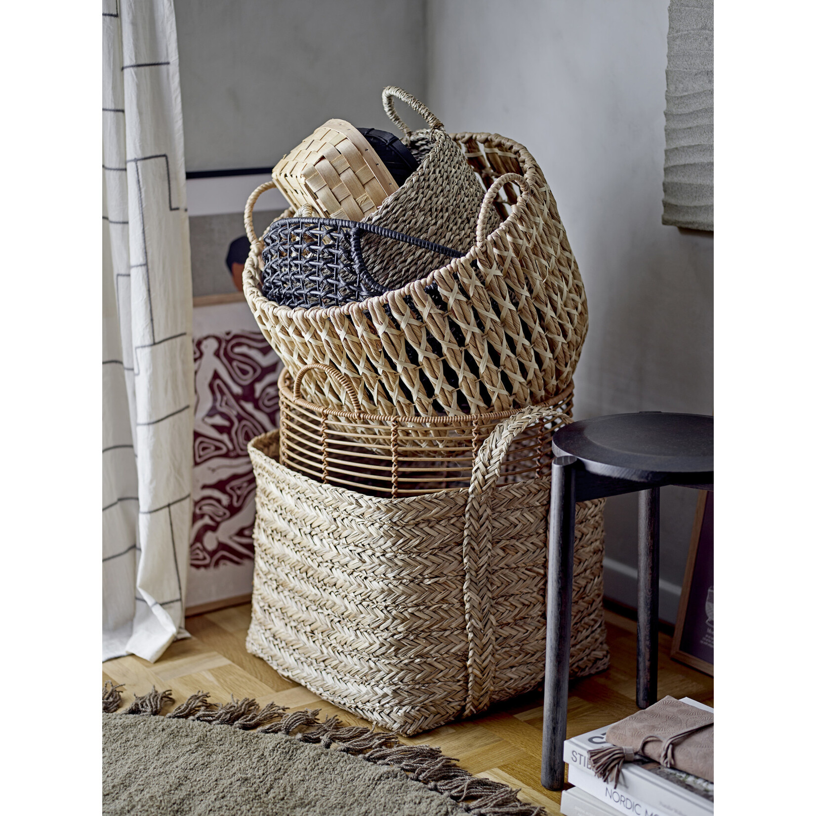 Bloomingville Panier Kayes en Jonc de Mer