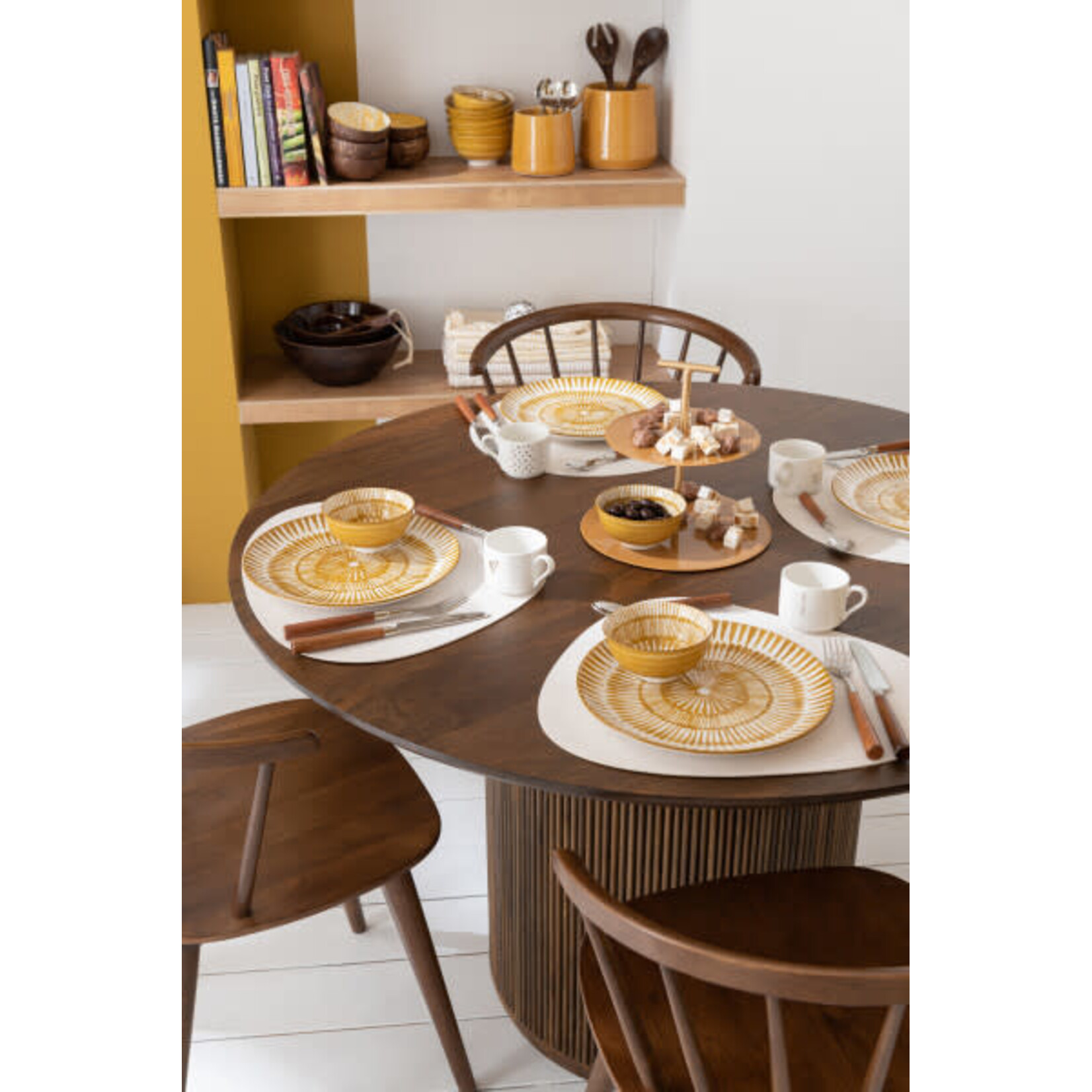 Set de Table Organique PVC Blanc