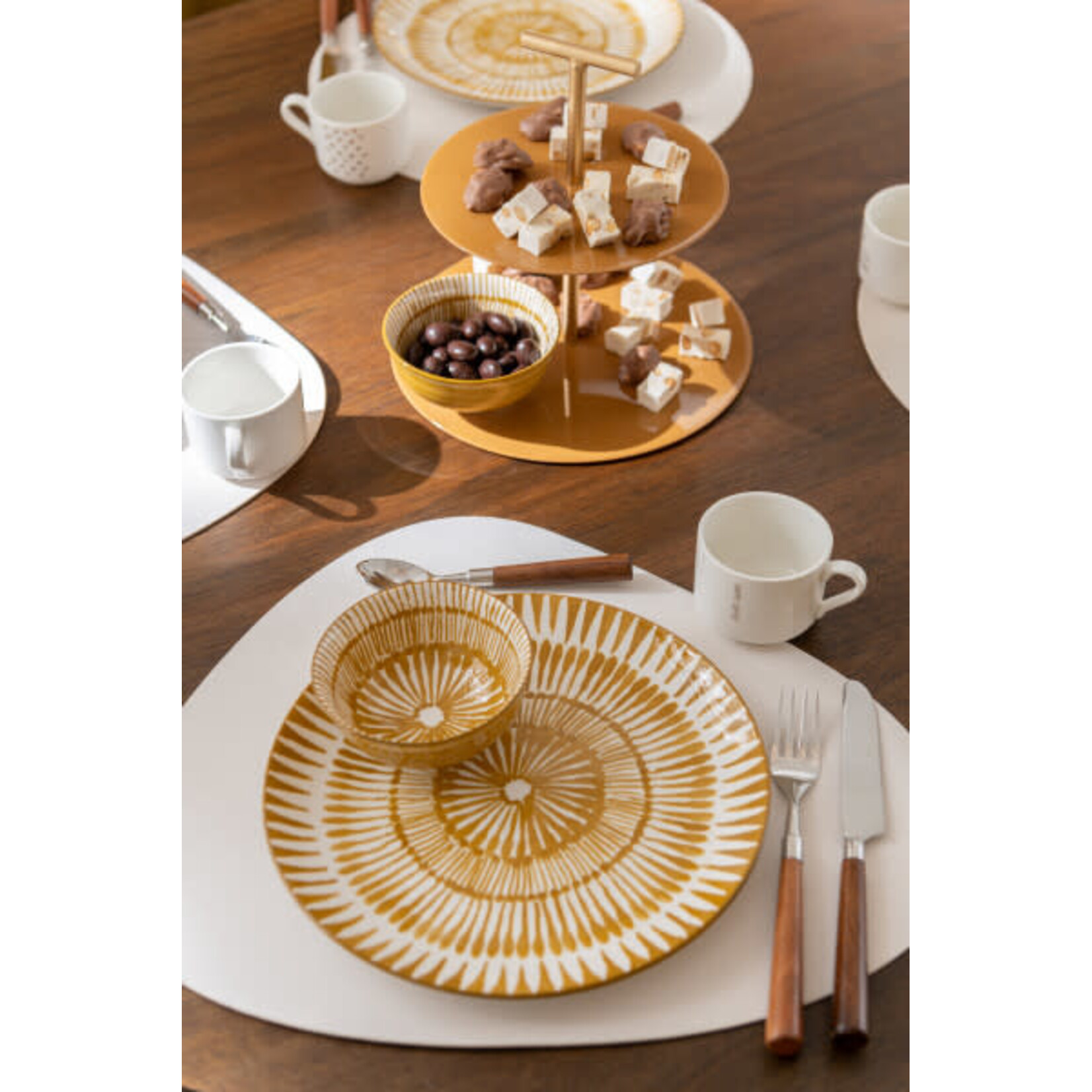 Set de Table Organique PVC Blanc