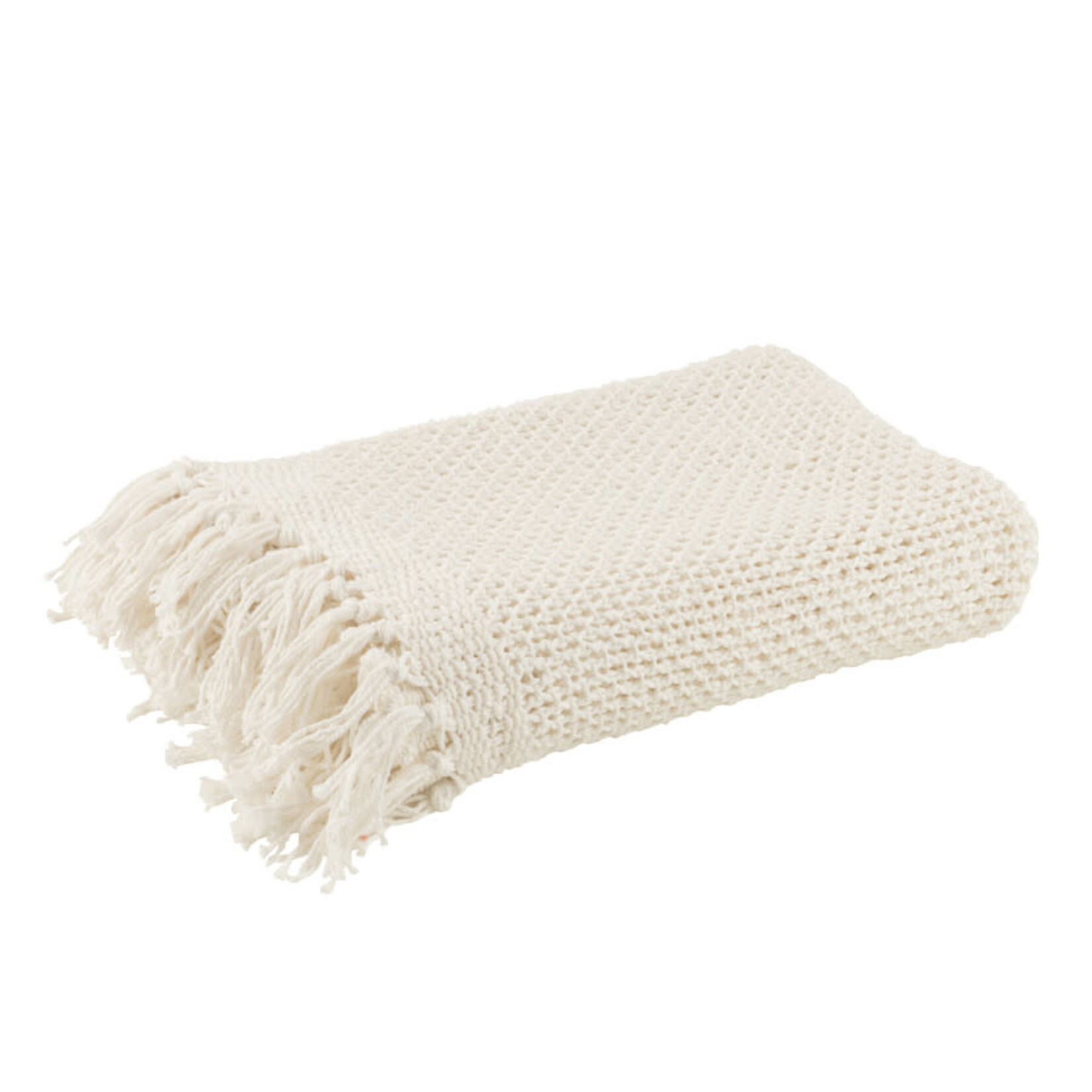 Plaid Tricot Off White 187*130cm