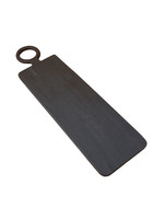 Behome Planche Longue Manguier Noir Rectangulaire