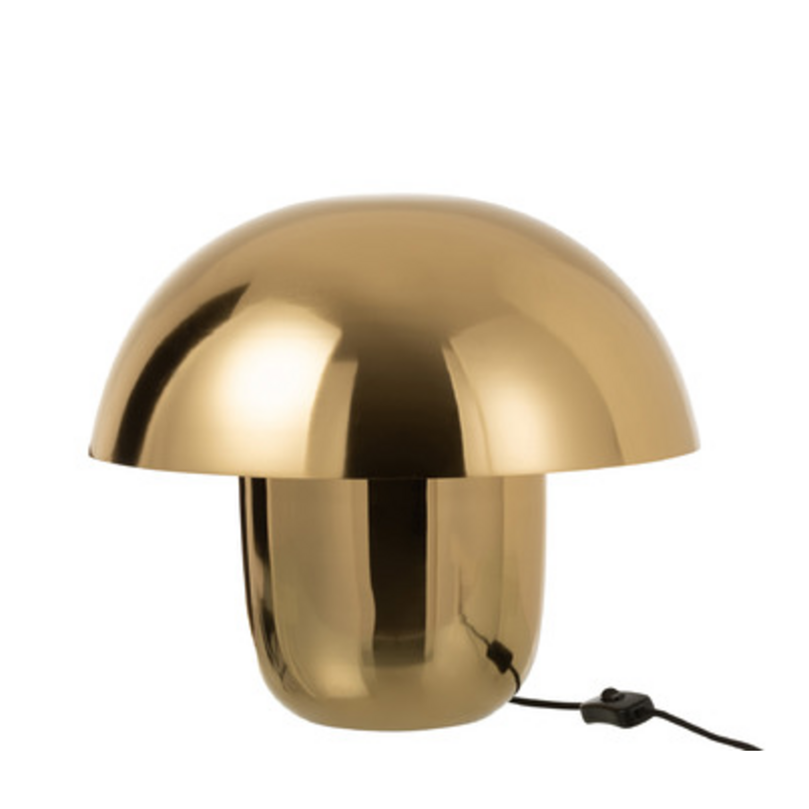 Lampe Champignon Dorée
