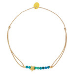 Sophie Deschamps Bracelet Fil Crazy Horse Turquoise