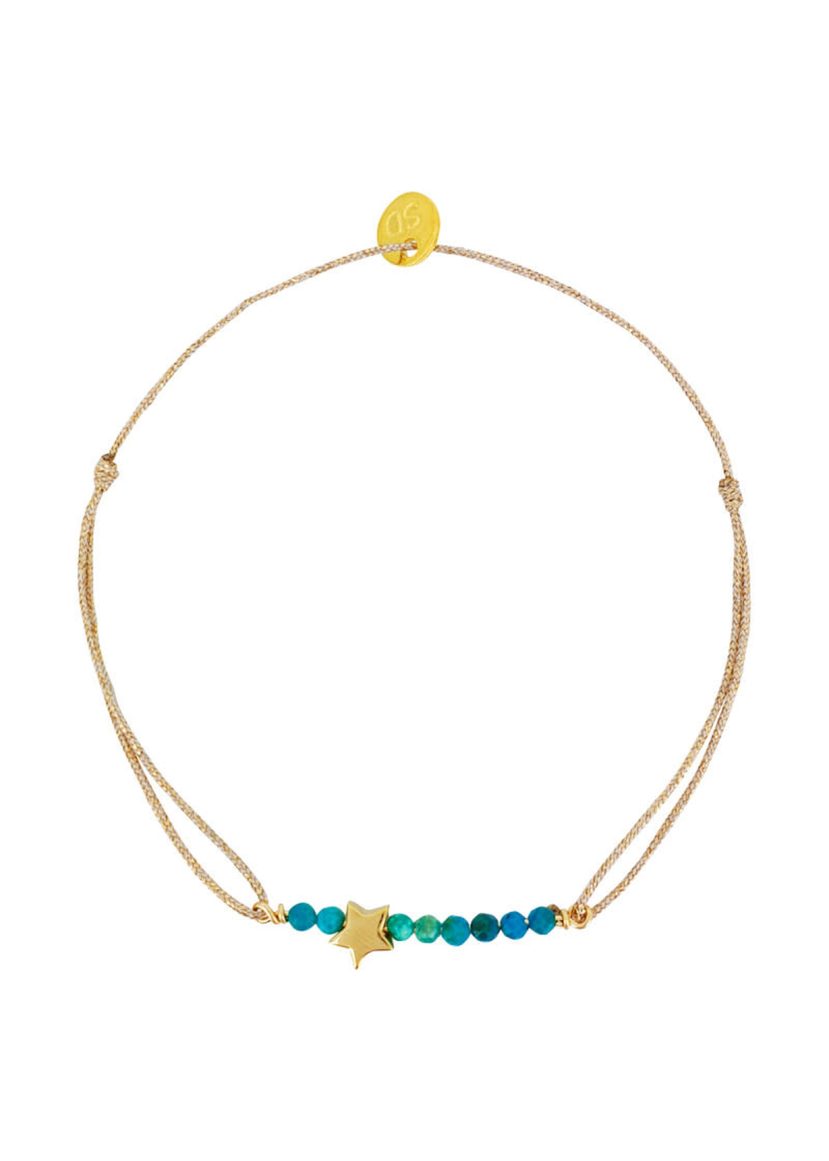 Sophie Deschamps Bracelet Fil Crazy Horse Turquoise