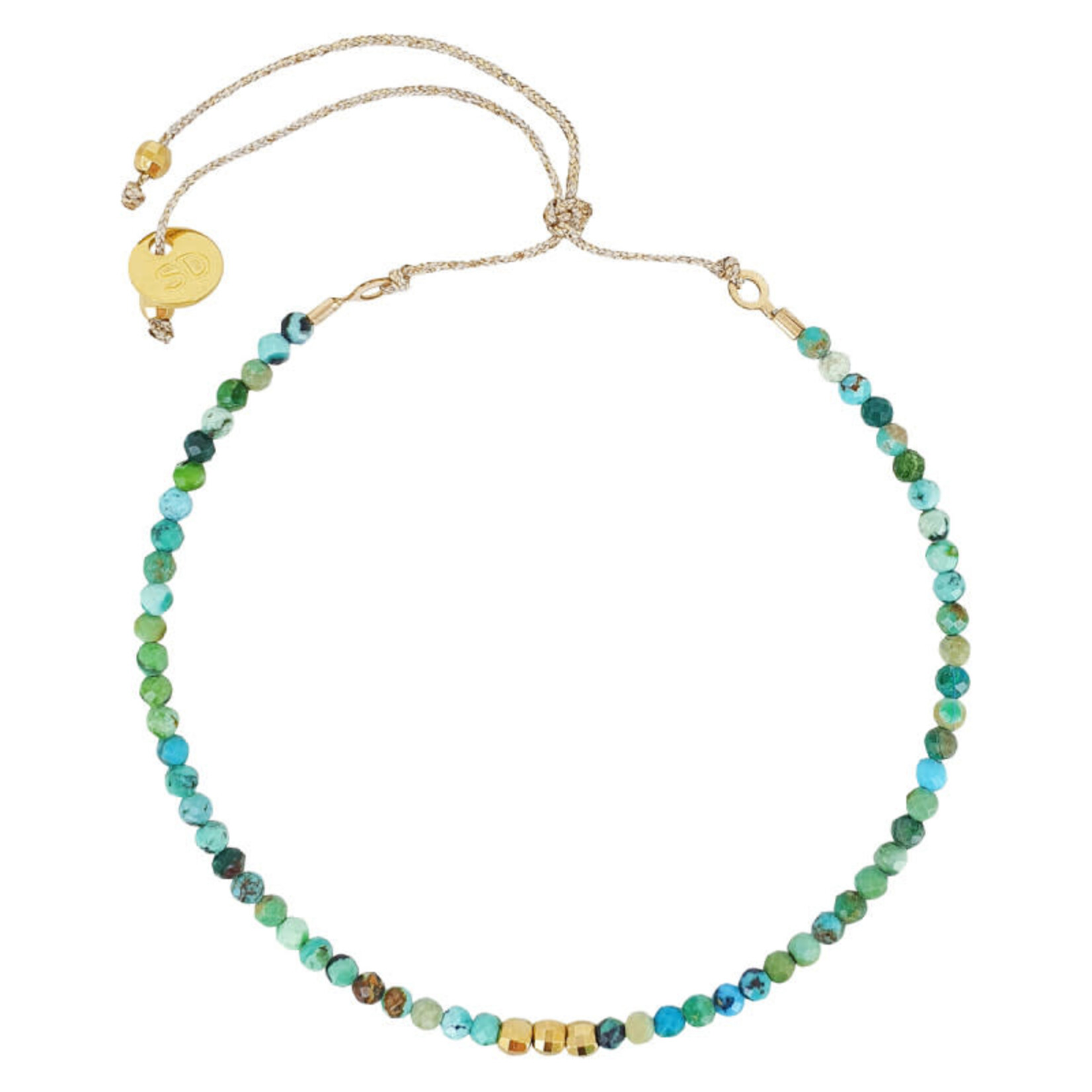 Sophie Deschamps Bracelet Fil Dolly Multi Turquoise