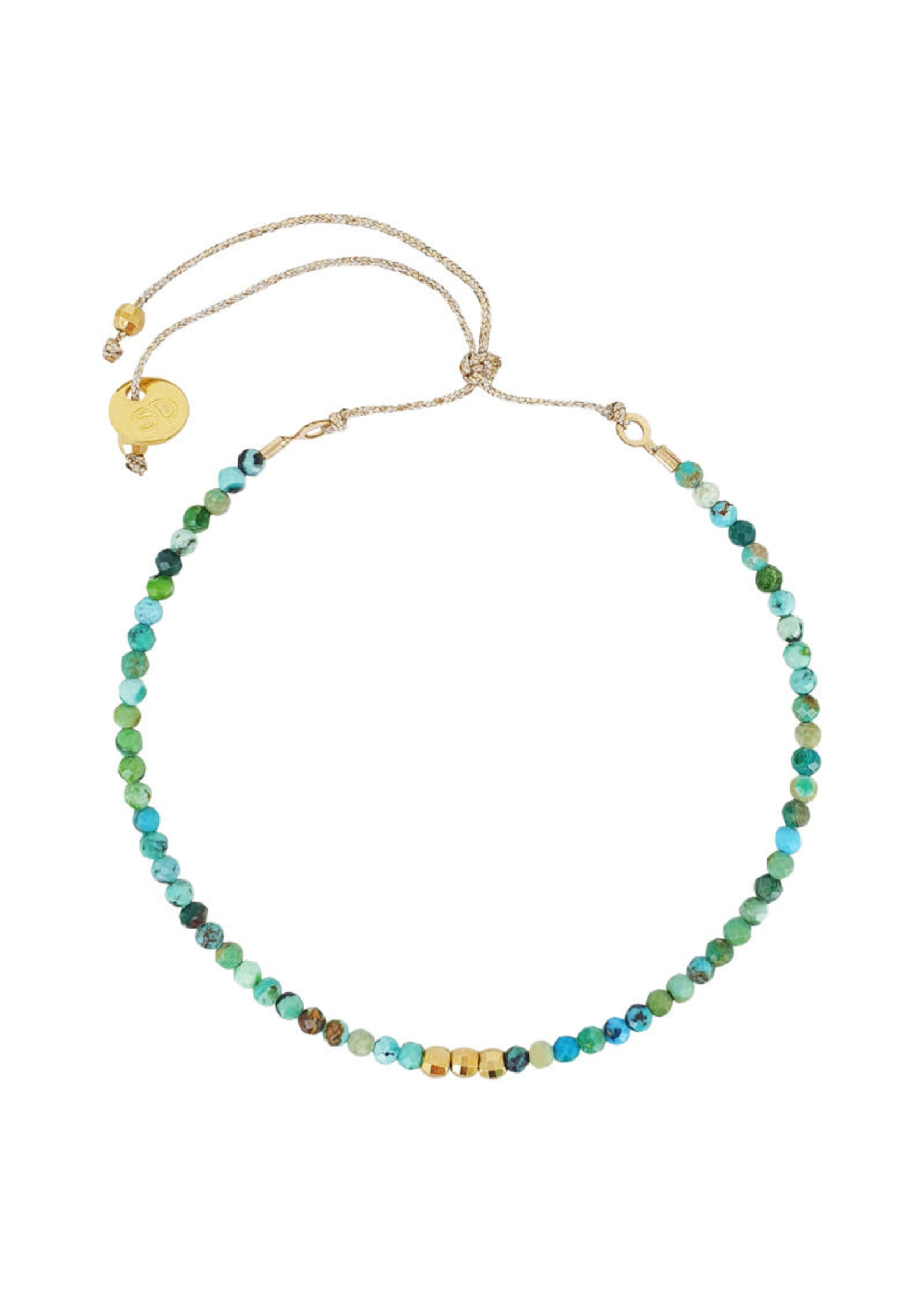 Sophie Deschamps Bracelet Fil Dolly Multi Turquoise