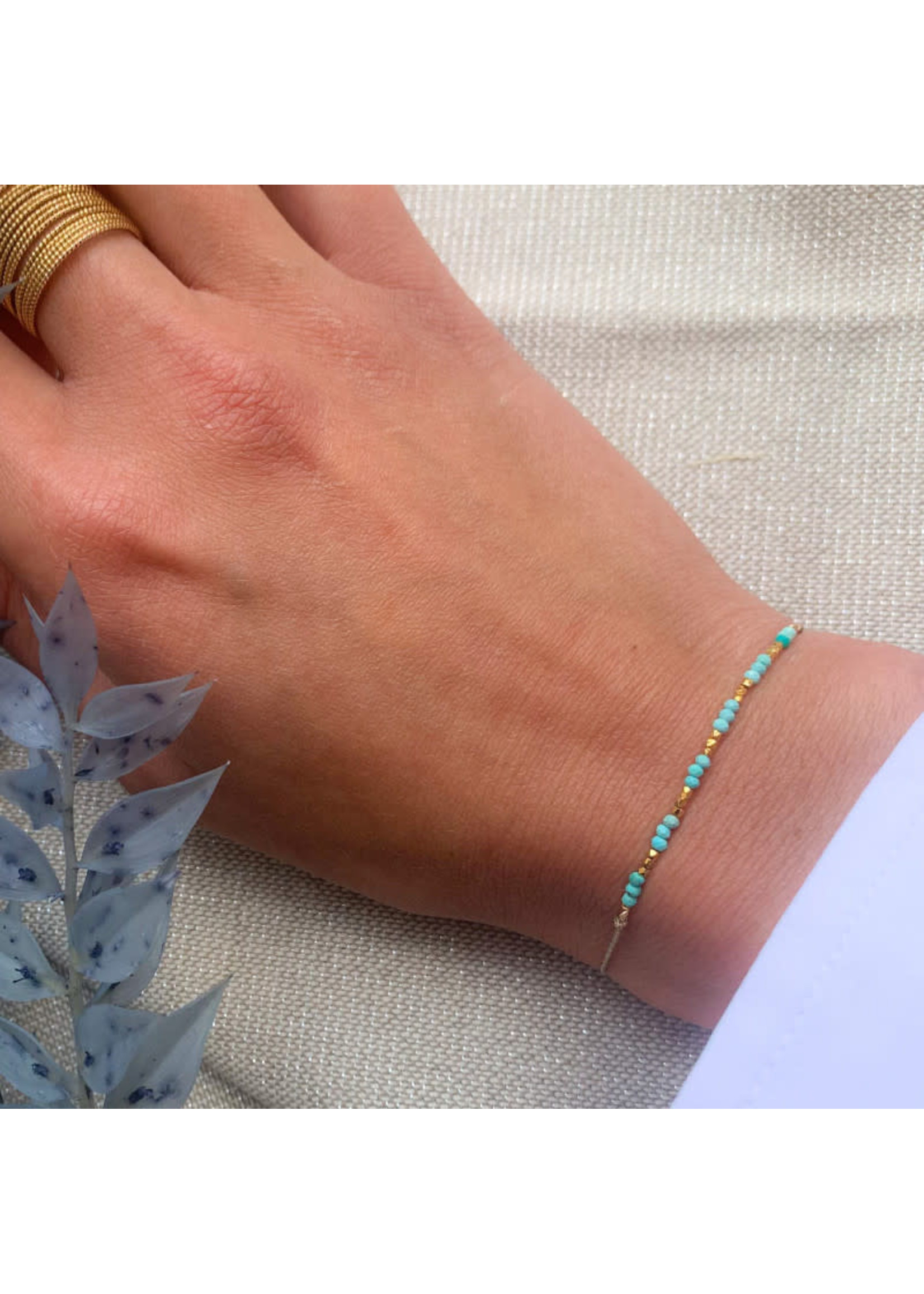 Sophie Deschamps Bracelet Fil Cheyenne Amazonite