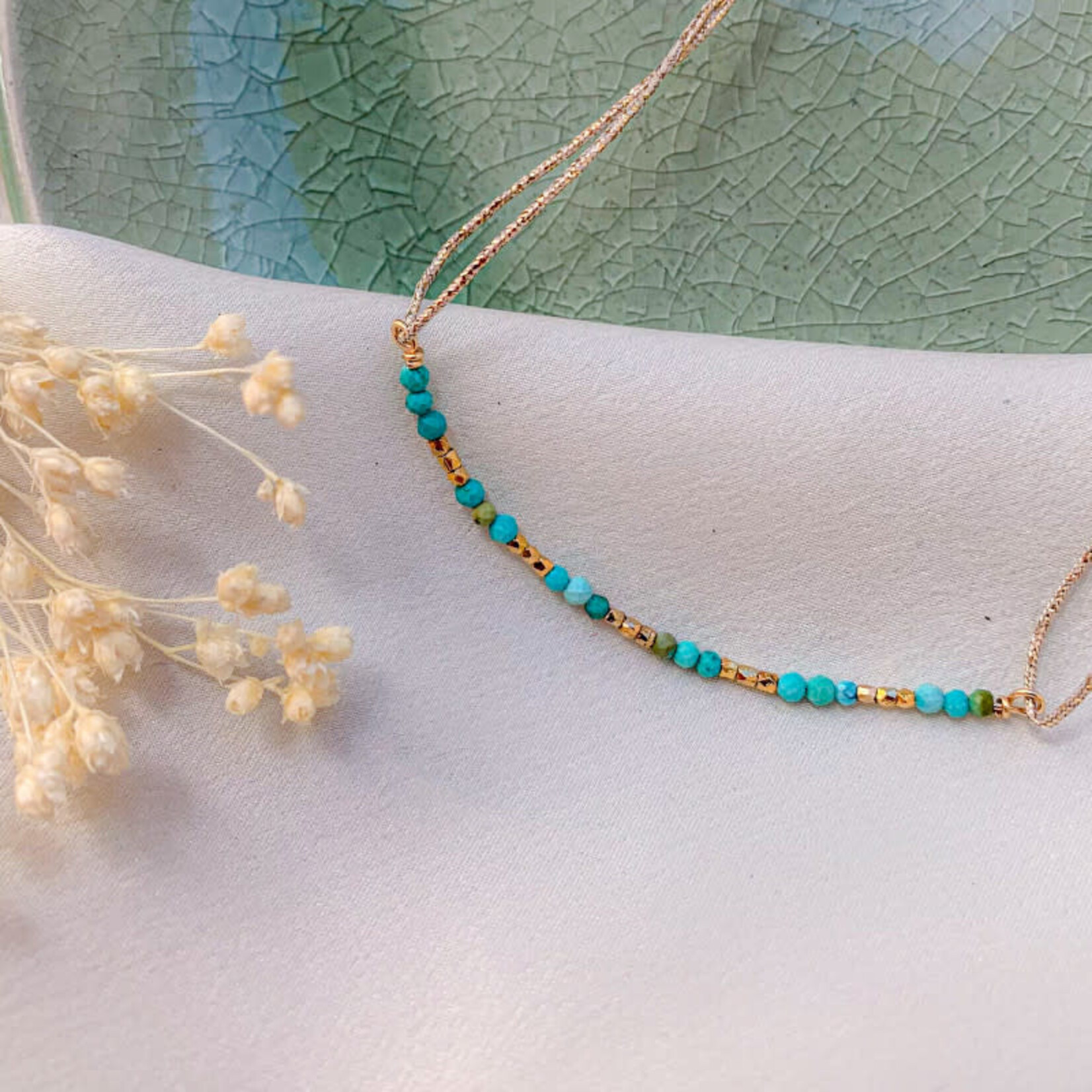 Sophie Deschamps Bracelet Fil Cheyenne Amazonite