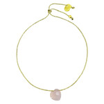 Sophie Deschamps Bracelet Fil Coeur Marion Opale Rose