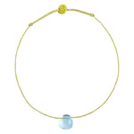 Sophie Deschamps Bracelet Fil Coeur Marion Topaze Bleue