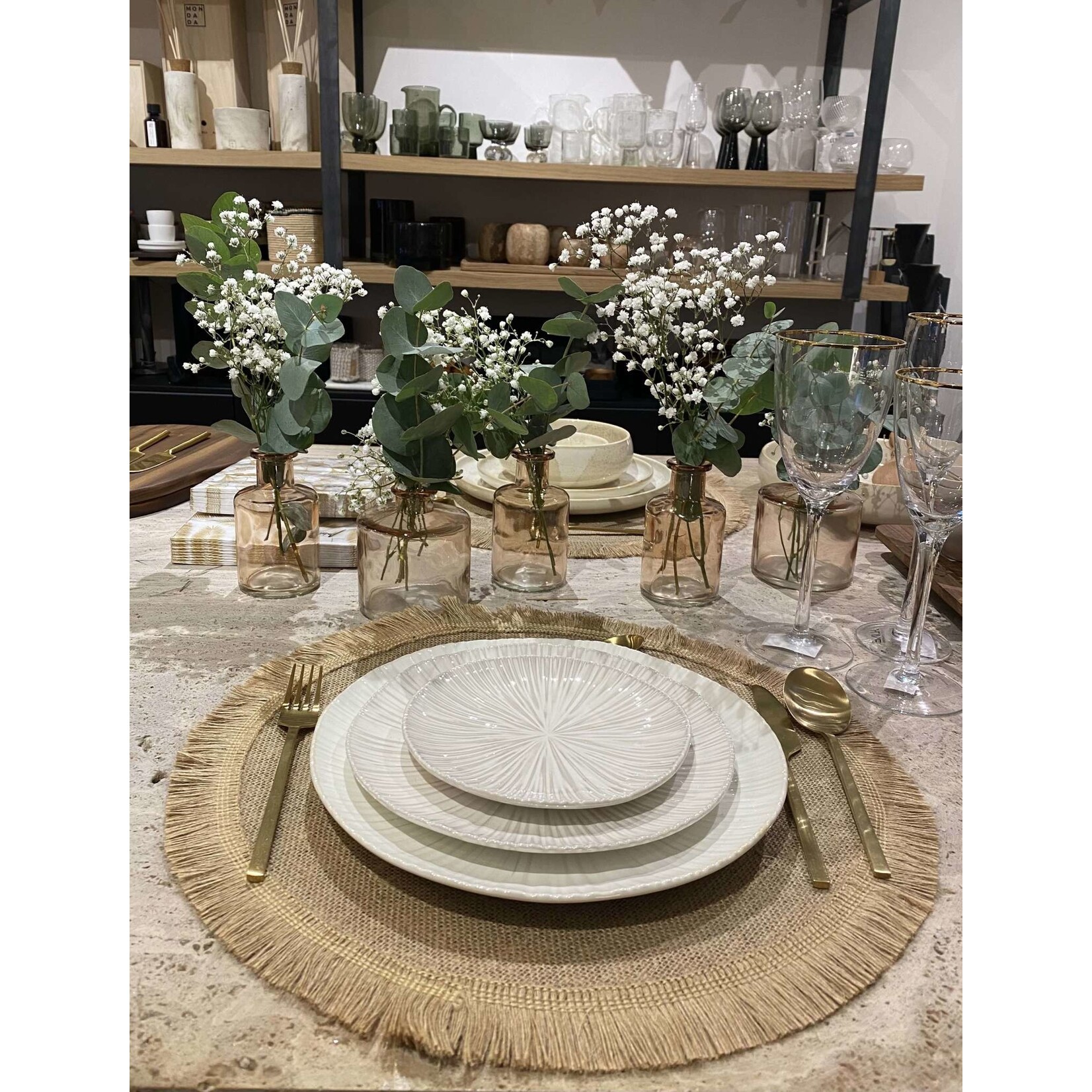 Bivouac Bouteille Verre Pêche 6 cm * 11 cm