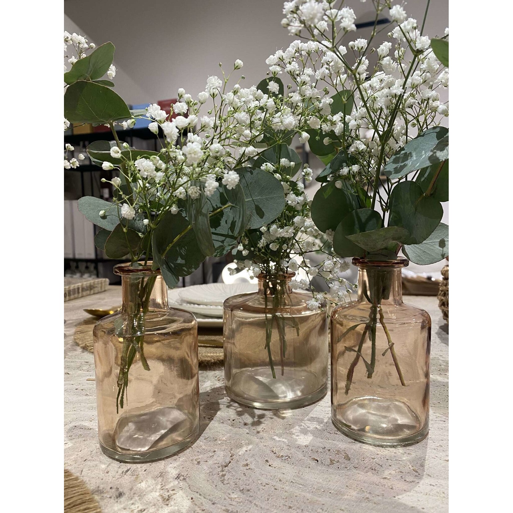 Bivouac Bouteille Verre Pêche 6 cm * 11 cm