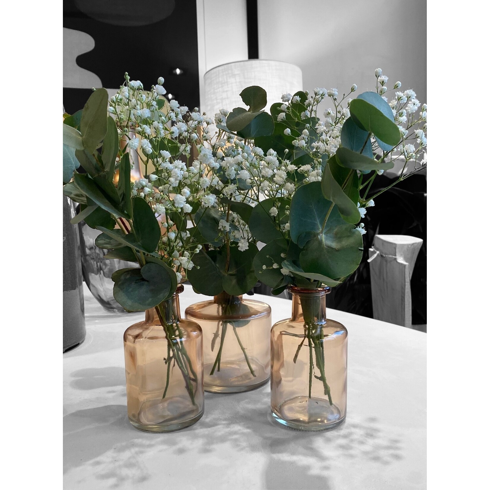 Bivouac Bouteille Verre Pêche 9 cm * 10 cm