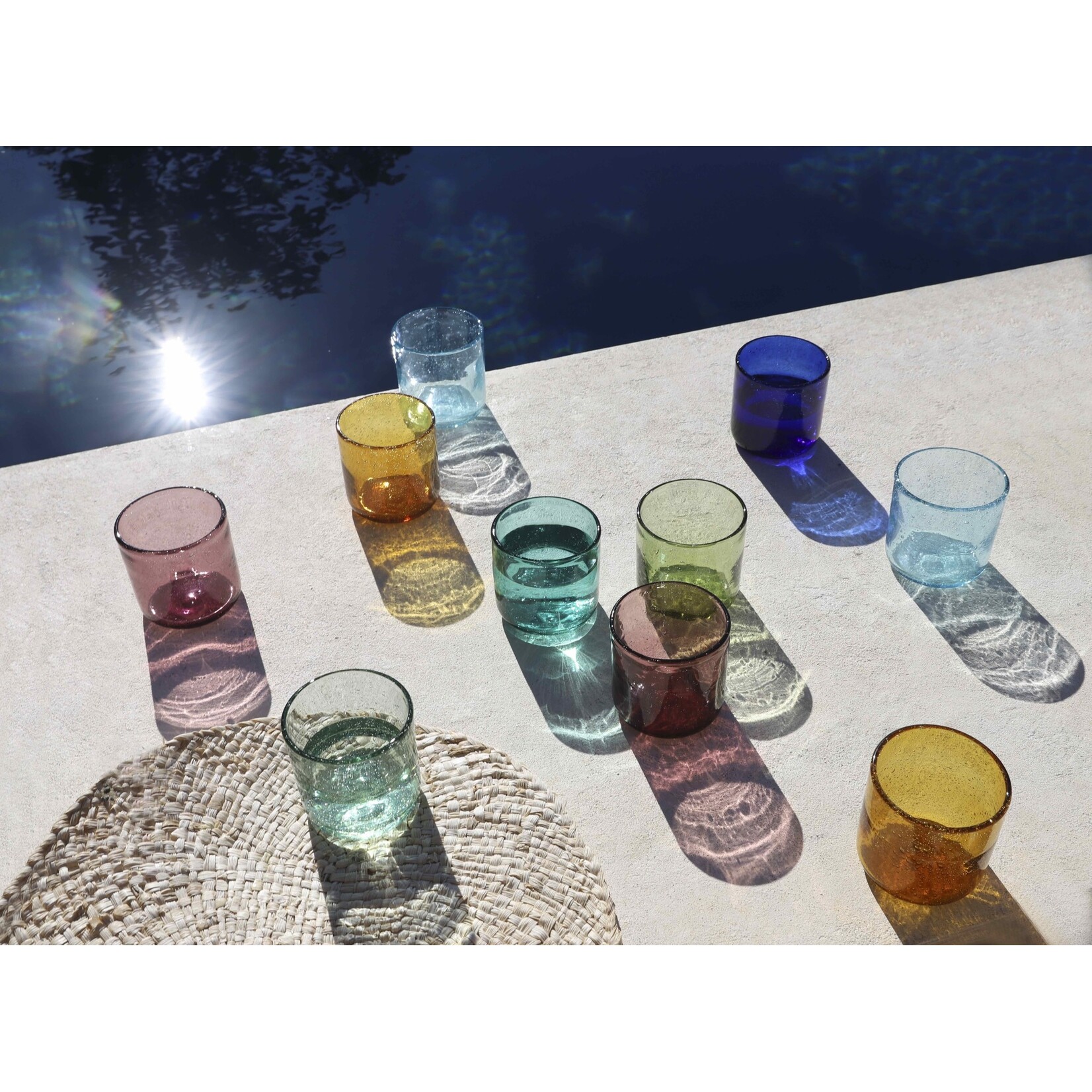 Pomax Vico Gobelet Verre Ambre
