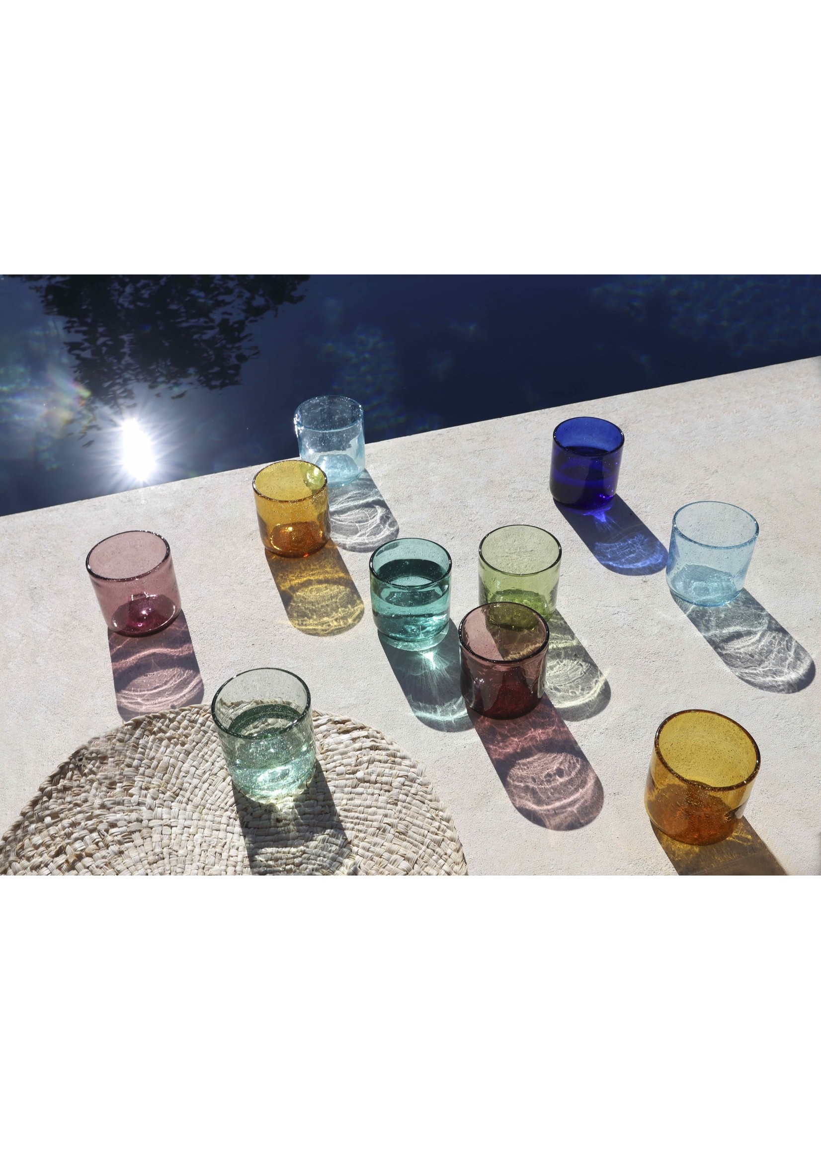 Pomax Vico Gobelet Verre Ambre