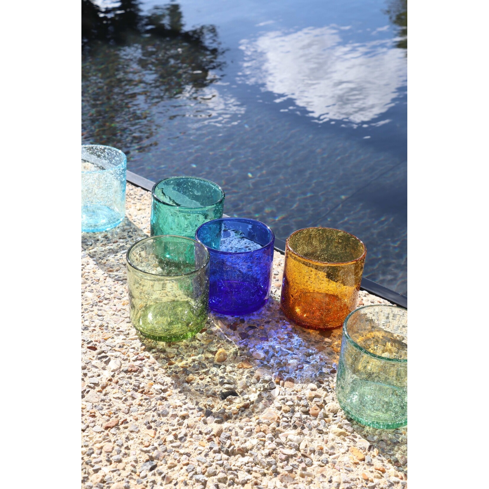 Pomax Vico Gobelet Verre Olive