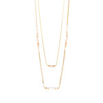 By 164 Sautoir Double Lucette