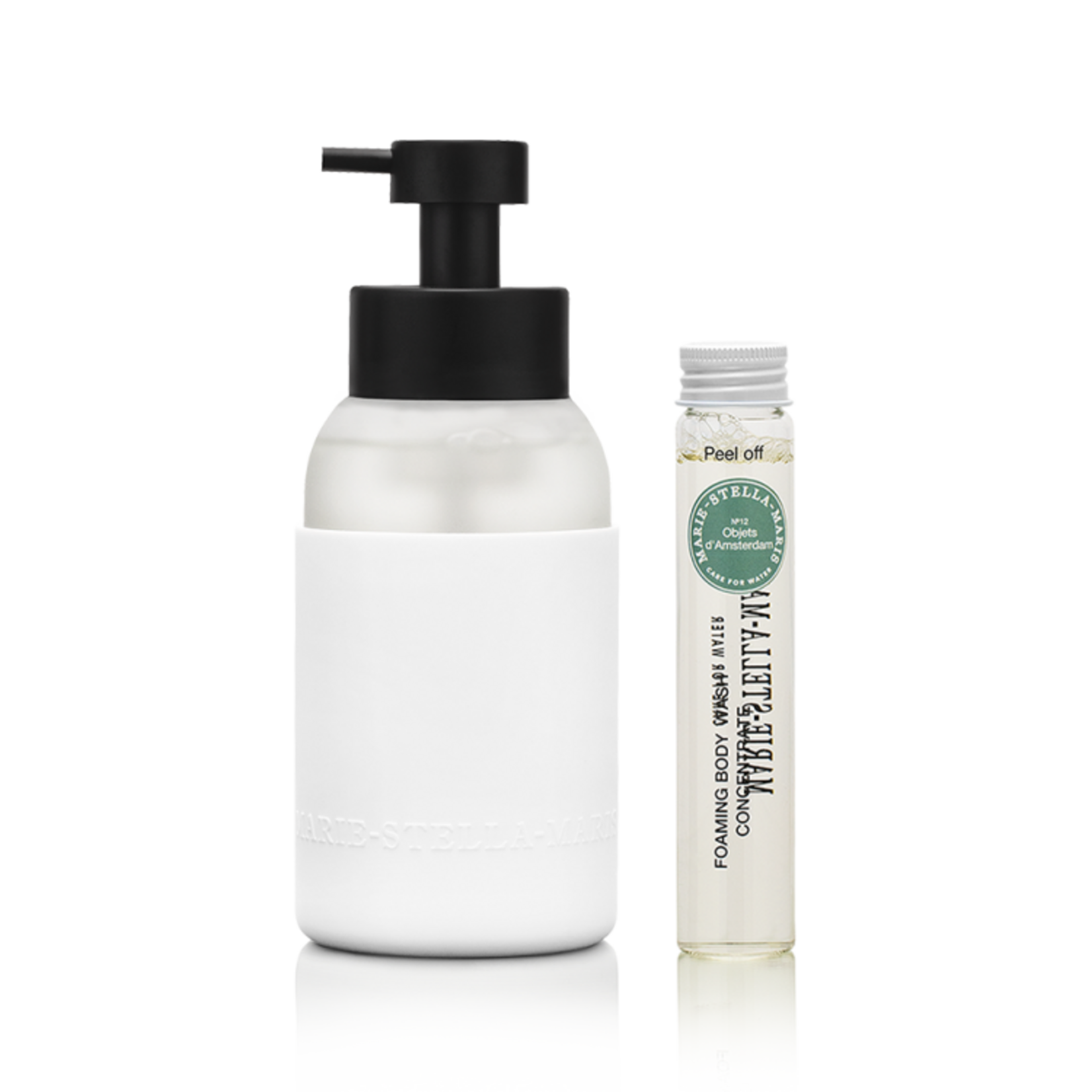 Marie-Stella-Maris Foaming Body Wash Mousse Bottle & Concentrate Objets d'Amsterdam 50 ml Starter Kit