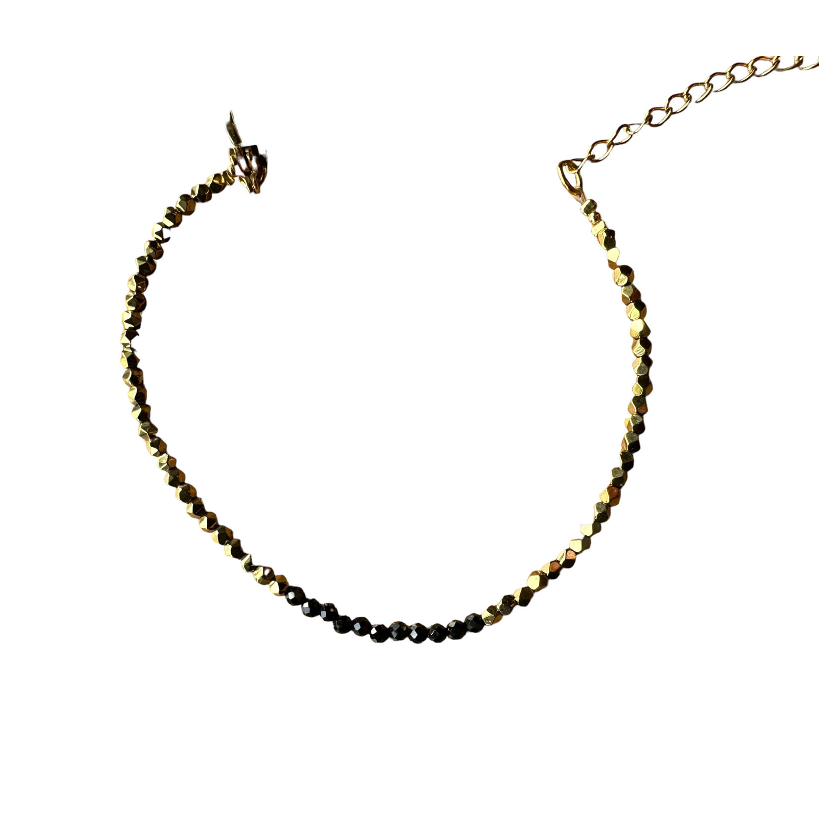 Scarlet et Lucien Bracelet Amélie Hématites et Pierres Semi Précieuses