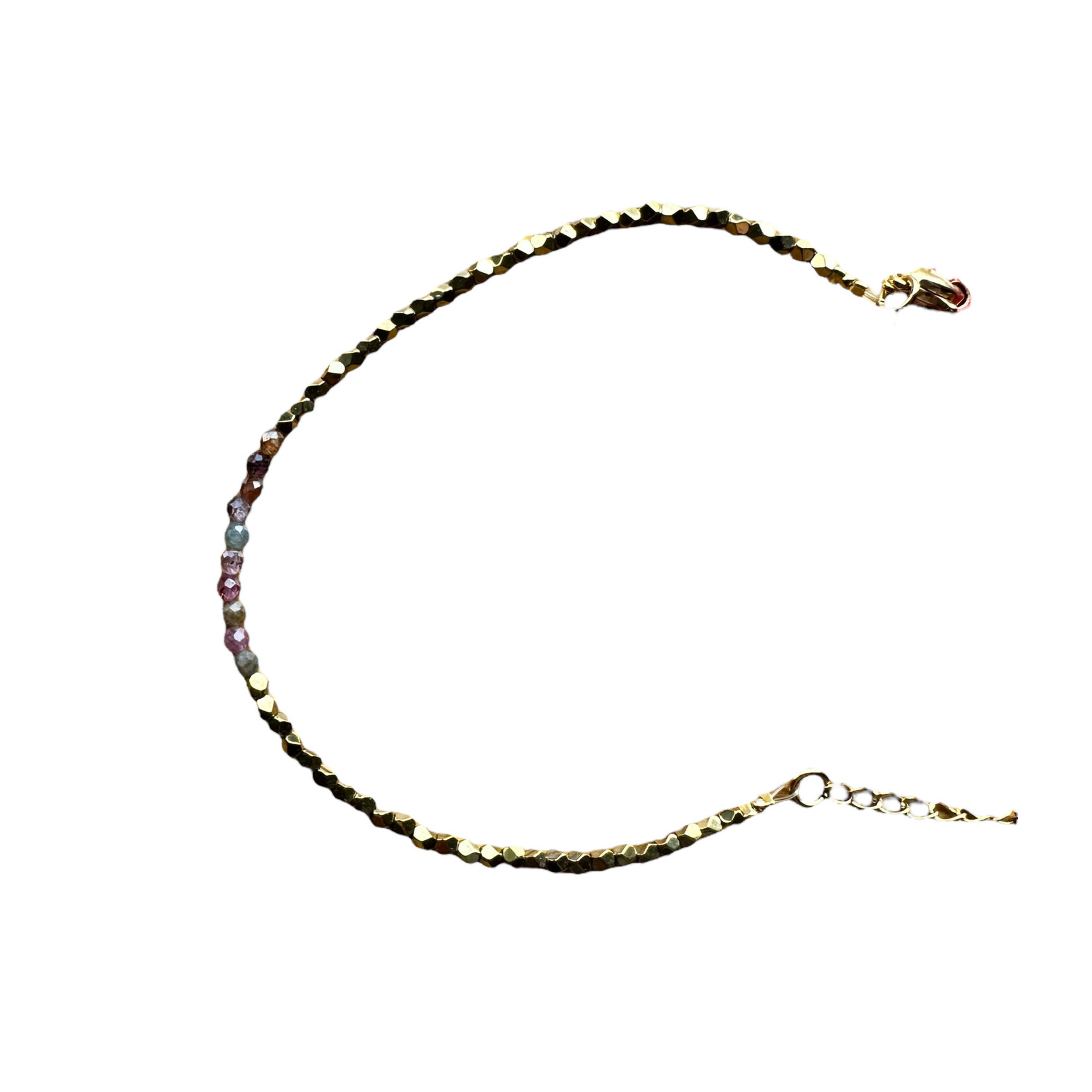 Scarlet et Lucien Bracelet Amélie Hématites et Pierres Semi Précieuses