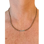 Scarlet et Lucien Collier Amélie Hématite et Amazonite